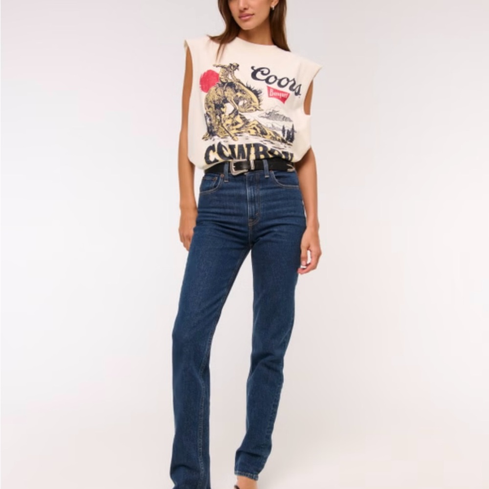 Abercrombie 90’s Straight Leg Jeans 26 Long NWT